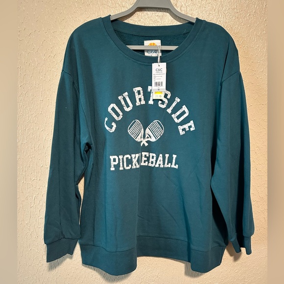 C&C California Pickleball Sweatshirt Size 1X - Picture 1 of 5